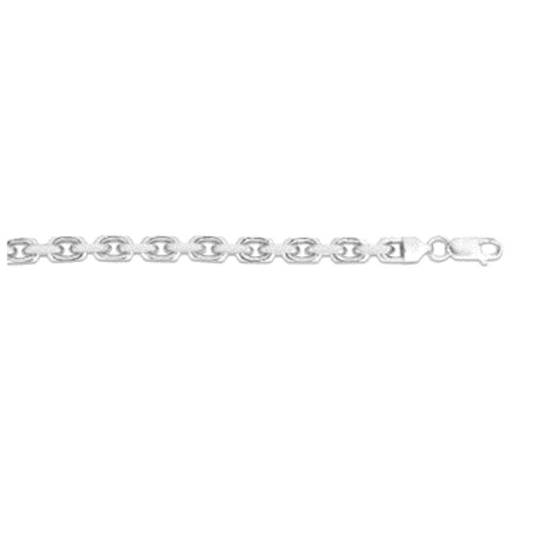 Sterling Silver 6.2 MM Anchor Chain 24 Inch
