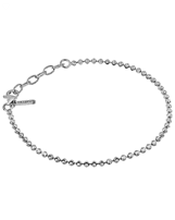 Sterling Silver Rhodium Plated Design Moon Bracelet 7.25 Inches