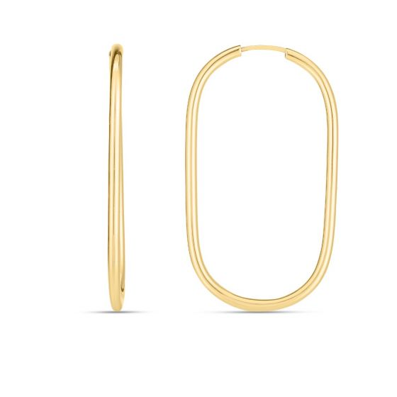 14k yellow gold shops michael anthony hoop earings