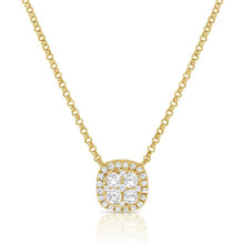 Load image into Gallery viewer, 14k Gold 0.37Ct Diamond Pendant with 29 Diamonds, available in White, Rose and Yellow Gold
