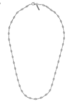 Sterling Silver Rhodium Plated Design Nebula Necklace 18 Inch Long