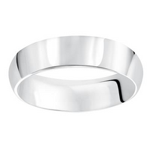 Load image into Gallery viewer, 14k White Gold 3.5mm wide plain band, size 10.5
