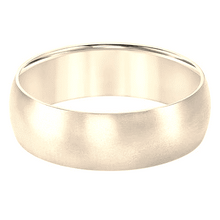 Load image into Gallery viewer, 14k Yellow Gold Satin finish 5mm wide, size 10
