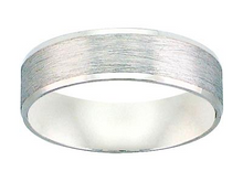 Load image into Gallery viewer, 14k White Gold Satin finish Band, size 10
