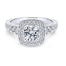 Load image into Gallery viewer, 18k White Gold Ctr 1.06 I1 G GIA, Mounting 1.00 Ct Diamond Ring
