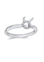 Load image into Gallery viewer, 14k White Gold 0.11 Ct Diamond Halo Semi Mount
