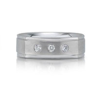 Load image into Gallery viewer, 14k White Gold 0.15 Carat Diamond Wedding Band
