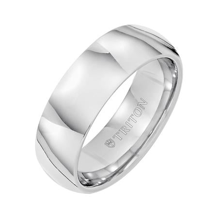 Tungsten Carbide 7mm Plain Band, size 10