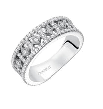 Load image into Gallery viewer, 14k White Gold 0.62 Carat Diamond Band
