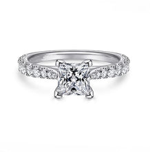 Load image into Gallery viewer, 14k White Gold Ctr 1.20 Ct SI2 H, Mounting 0.32 Ct Diamond Ring

