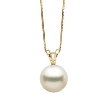 Load image into Gallery viewer, 14k 6mm Culture Pearl Drop Pendant, Available in White and Yellow Gold
