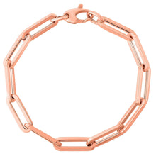 Load image into Gallery viewer, 14K Gold 2.1mm Paperclip Chain with Lobster Lock, Available in White, Rose and Yellow
