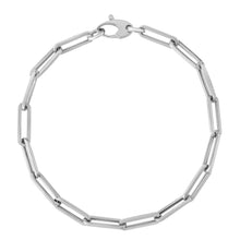 Load image into Gallery viewer, 14K Gold 2.1mm Paperclip Chain with Lobster Lock, Available in White, Rose and Yellow
