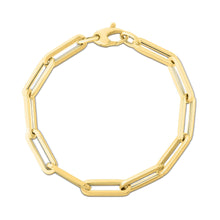 Load image into Gallery viewer, 14K Gold 3.3mm Paperclip Chain with Lobster Lock, Available in Yellow
