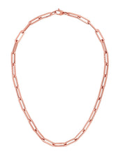 Load image into Gallery viewer, 14K Gold 2.1mm Paperclip Chain with Lobster Lock, Available in White, Rose and Yellow
