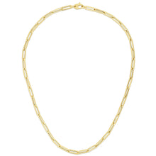 Load image into Gallery viewer, 14K Gold 3.3mm Paperclip Chain with Lobster Lock, Available in Yellow
