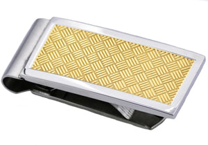 Men's Gold Plated Stainless Steel Money Clip
