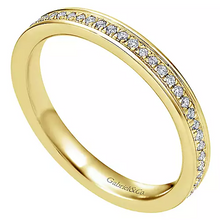 Load image into Gallery viewer, Gabriel 14k Yellow Gold 0.27 Ct Diamond Band
