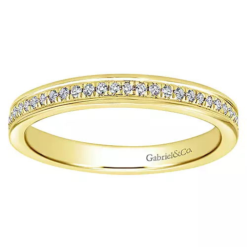 Gabriel 14k Yellow Gold 0.27 Ct Diamond Band