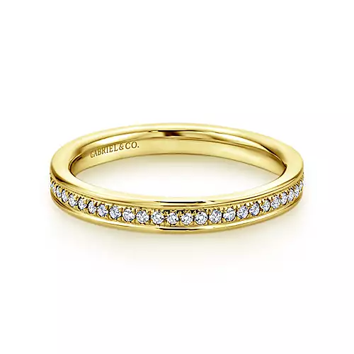 Gabriel 14k Yellow Gold 0.27 Ct Diamond Band