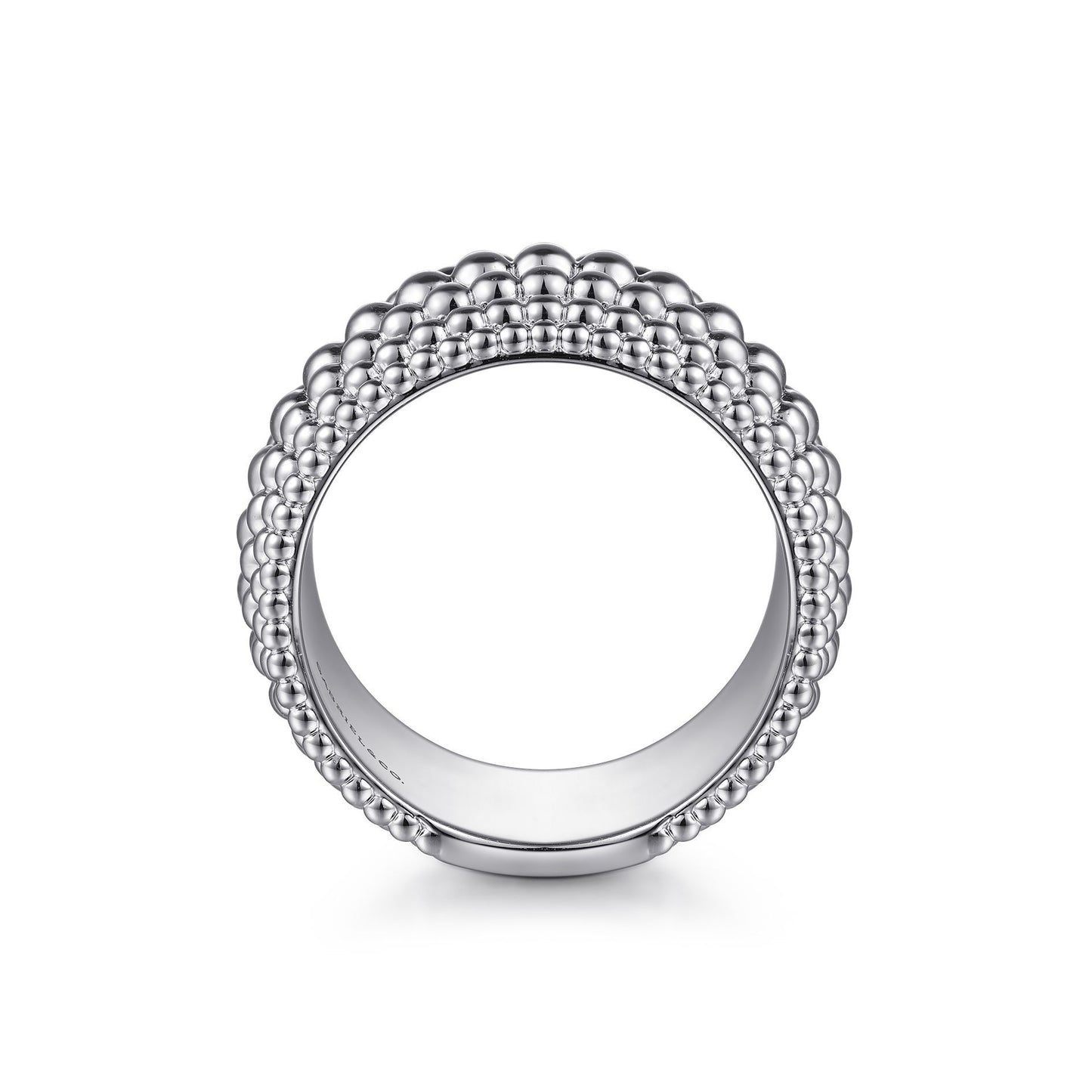 Gabriel Sterling Silver Wide Bujukan Ring