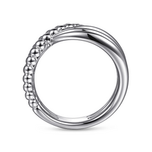 Load image into Gallery viewer, Gabriel Sterling Sliver Lady&#39;s Twisted Ring
