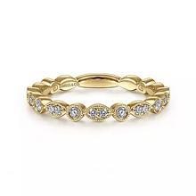 Load image into Gallery viewer, Gabriel 14k Gold 0.25 Ct Diamond Band, Available in White and Yellow Gold

