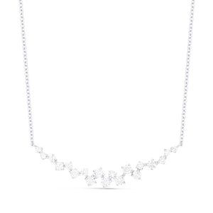 14k 0.42 Carat Diamond Necklace, Available in White, Rose and Yellow Gold