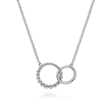 Load image into Gallery viewer, Gabriel Sterling Silver Bujukan Double Circle Necklace

