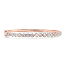 Load image into Gallery viewer, 14k 1.35 Carats Diamond Bangle Bracelet, Available in White, Rose and Yellow Gold
