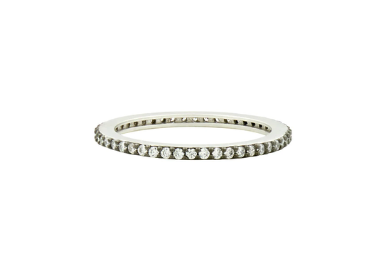 Freida Rothman Sterling Silver CZ Band