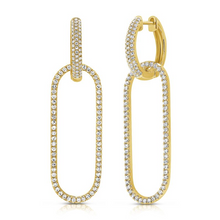 Load image into Gallery viewer, 14k Gold 0.94Ct Diamond Dangle Drop Earring, available in White, Rose and Yellow Gold
