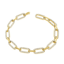 Load image into Gallery viewer, 14k Gold 2.69ct Diamond Bracelet, available in White, Rose and Yellow Gold
