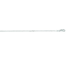 Load image into Gallery viewer, 14K Gold 1.3mm Diamond Cut Cable Chain with Lobster Lock, Available in  White and Yellow Gold
